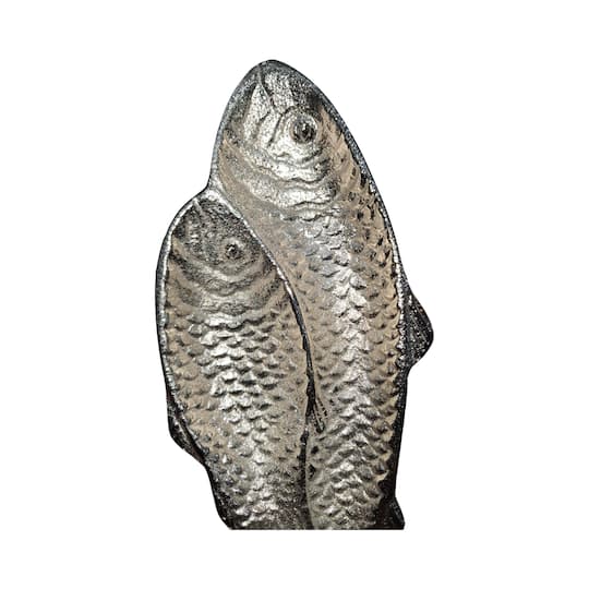 10.5" Silver Metal Fish Tray by Ashland®